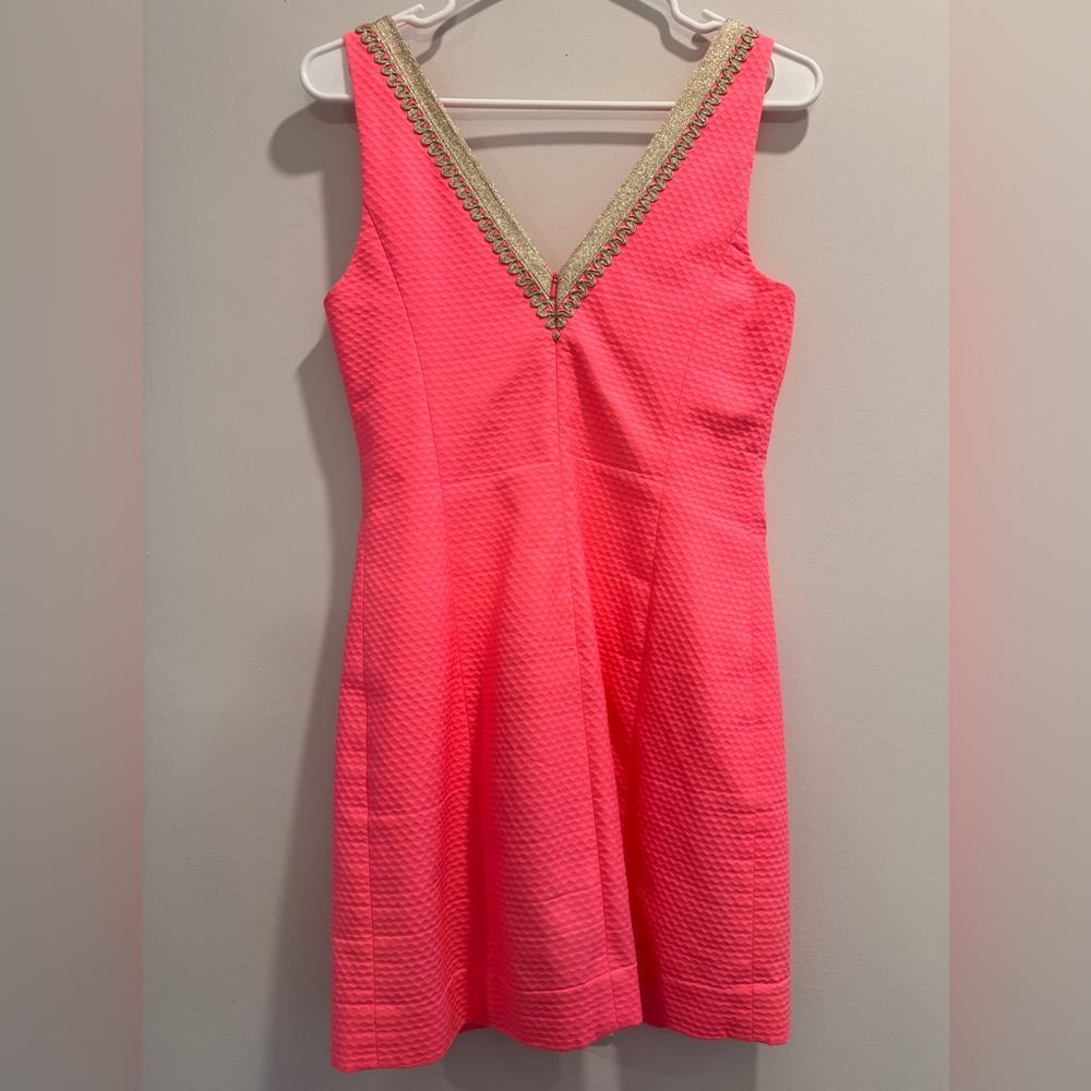 Women’s Pink Lily Pulitzer Dress Size 0 - Picture 4 of 5